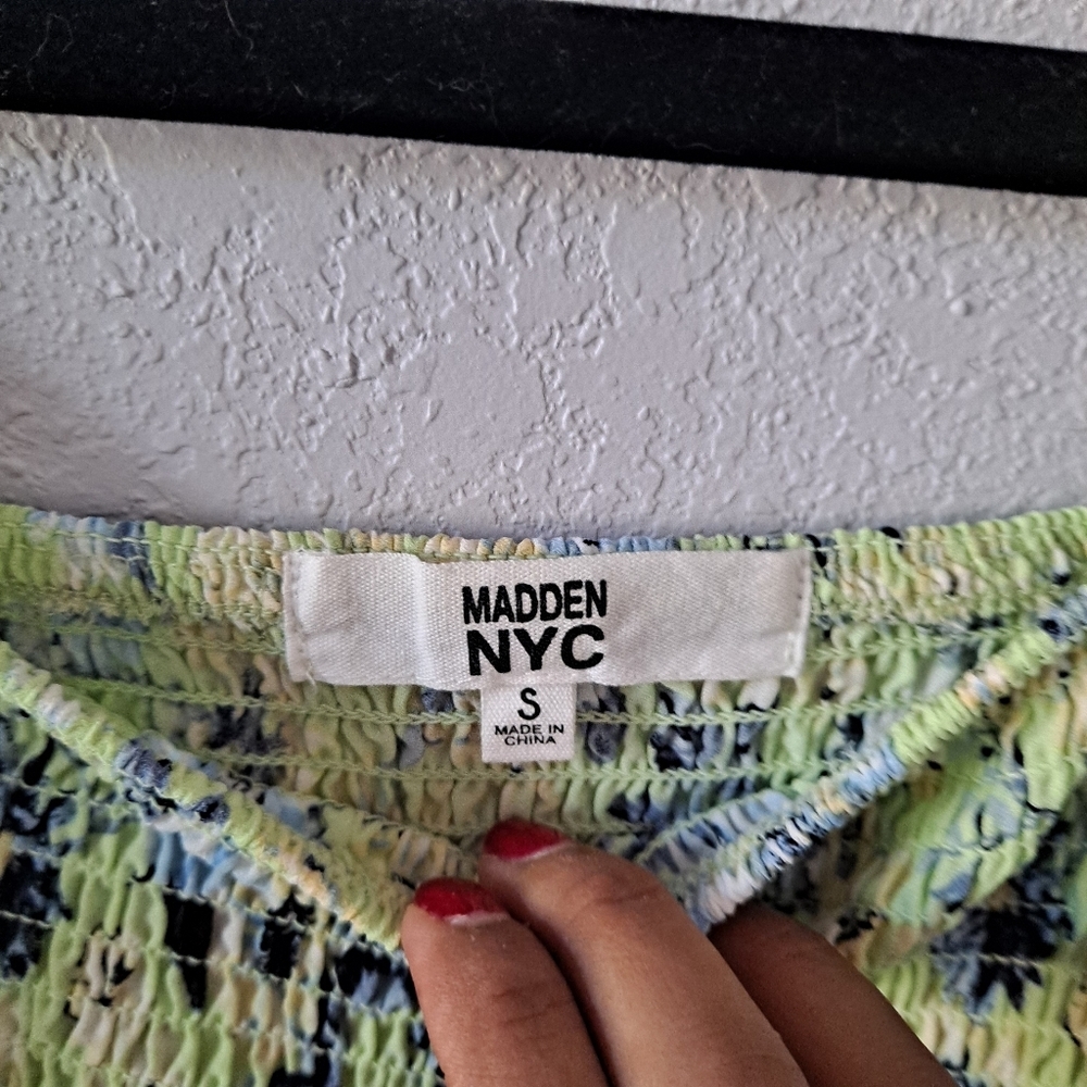 Madden NYC Smocked Cut-Out Dress - Picture 6 of 8